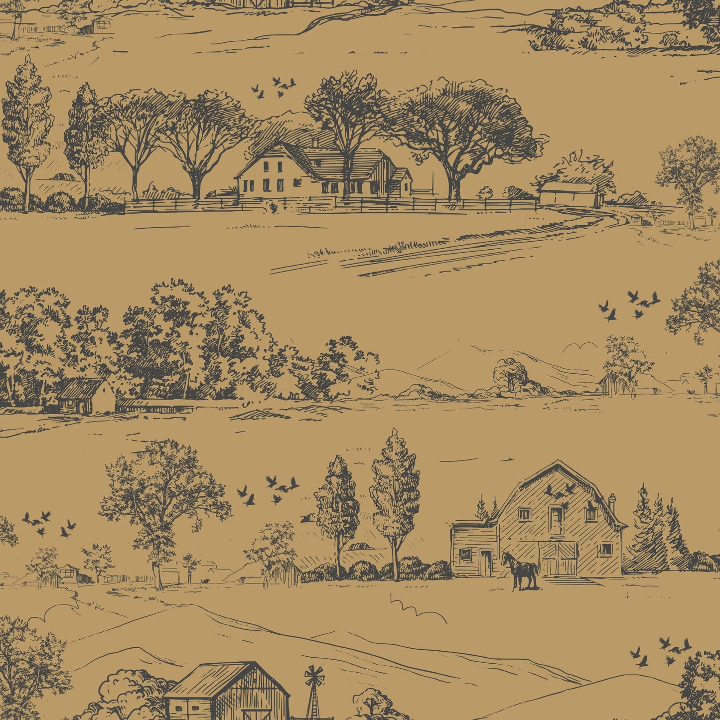 Farm Toile pattern thumbnail