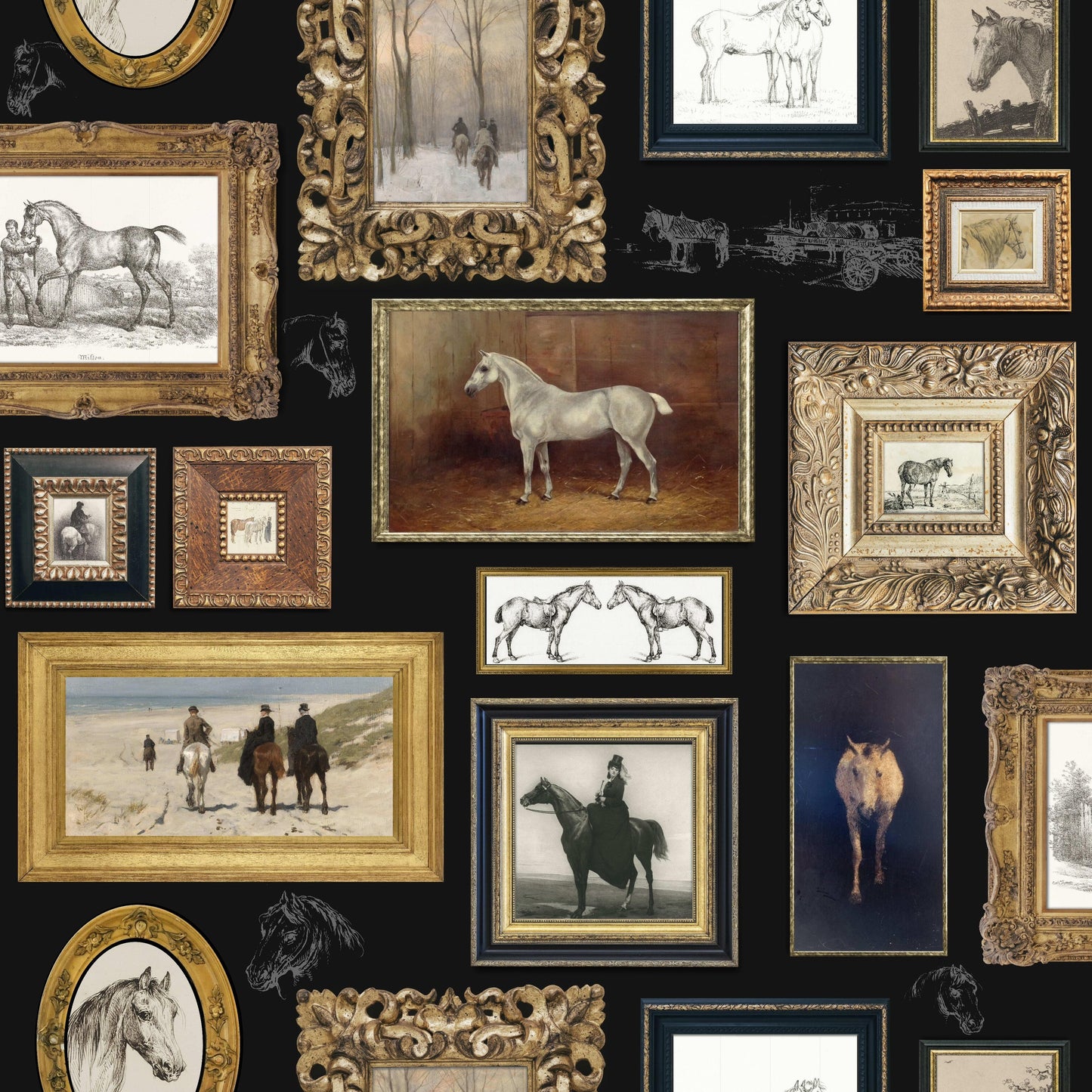Gallery Walls Equestrian pattern thumbnail