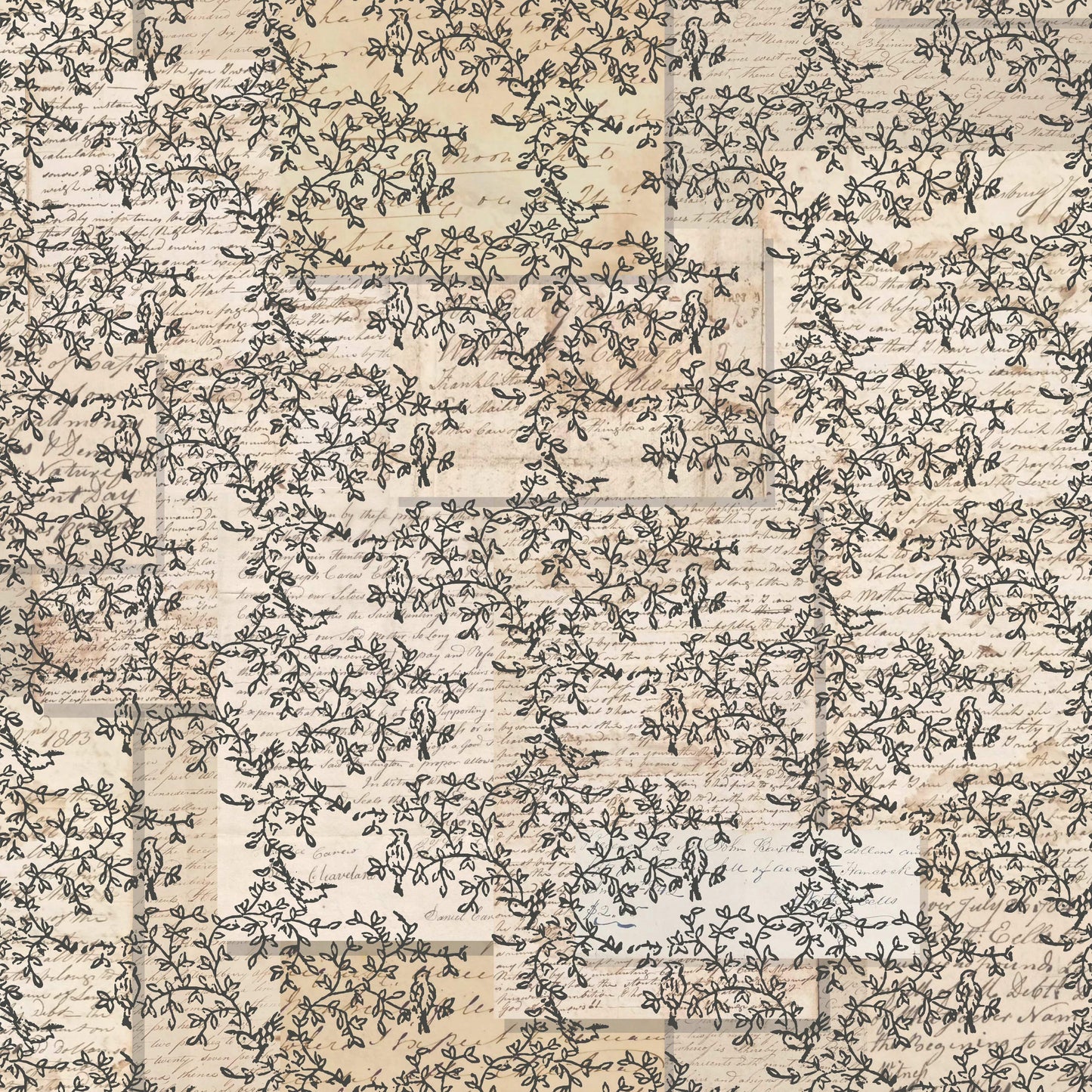 On Antique Letters pattern thumbnail