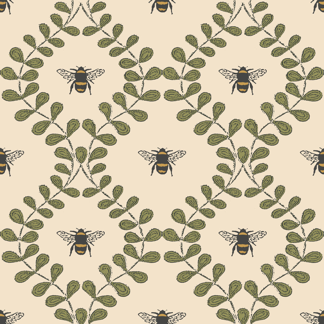 Bee & Vine pattern thumbnail