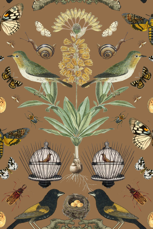 Birdcage On Golden pattern thumbnail