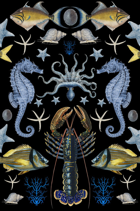 Blue Sea Horses pattern thumbnail