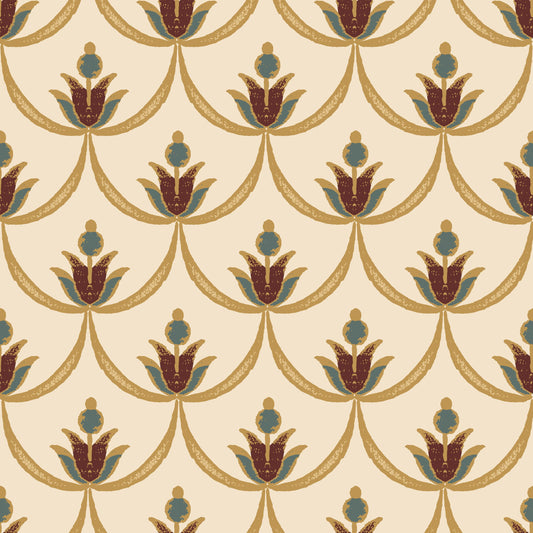 Fishscale Flower Bud pattern thumbnail