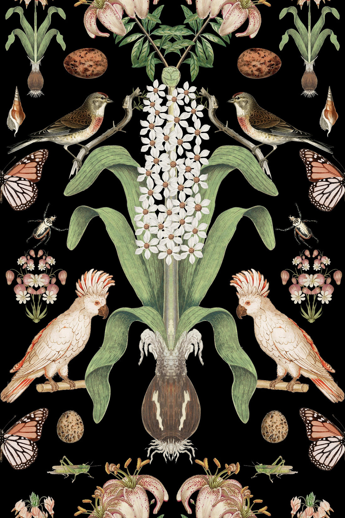 Peachy Parrots pattern thumbnail