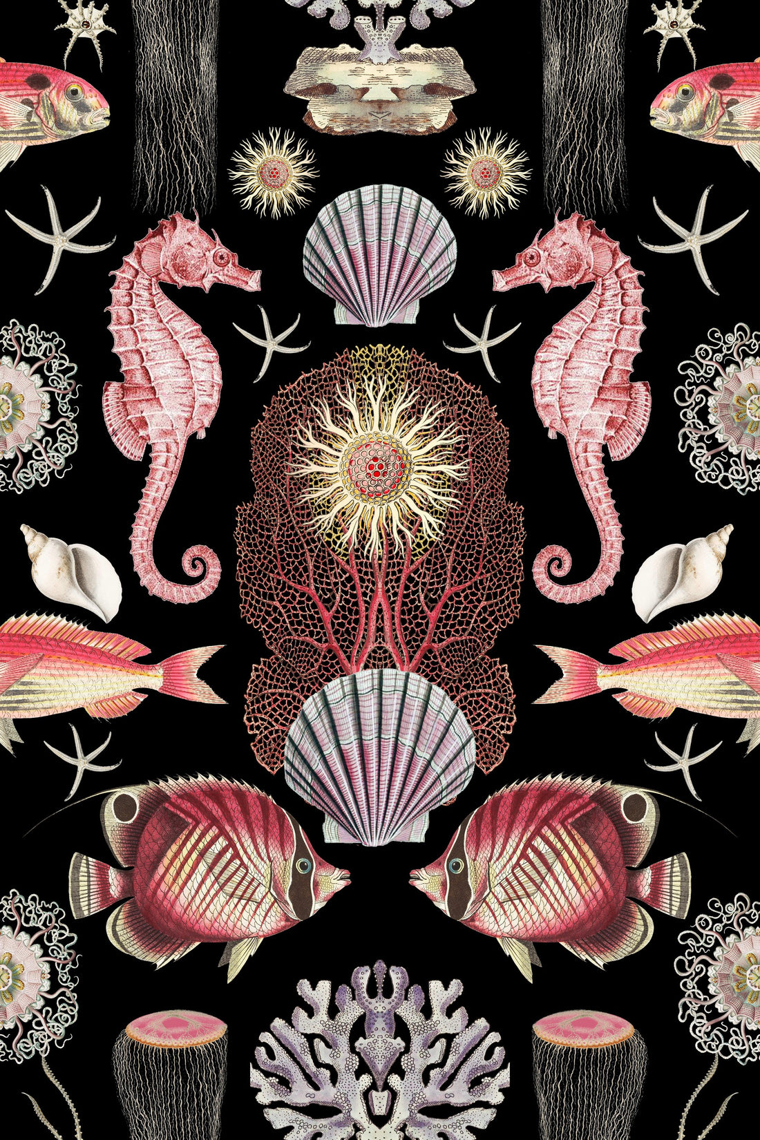 Pink Sea Horses pattern thumbnail