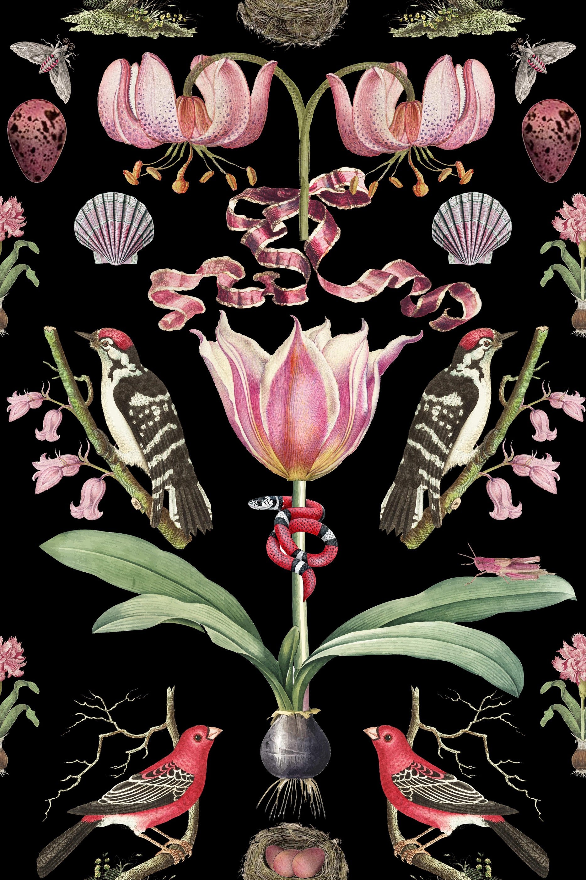 Pink Tulip pattern thumbnail