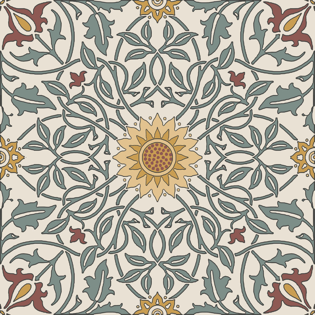 Sunflower Vine pattern thumbnail