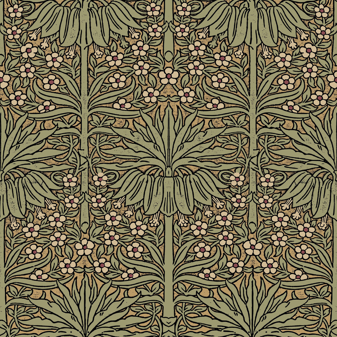 Tall Lilly Plant furniture fabric