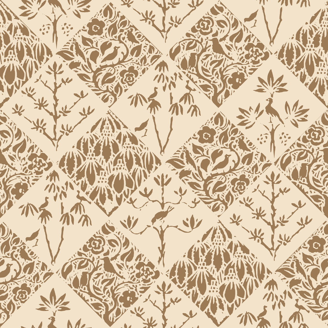 Woodcut Diamonds pattern thumbnail